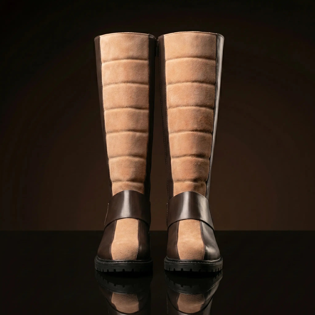 Front view of NOIRTIDE custom Kanan Jarrus Star Wars Rebels boots