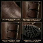 Sole detail on custom Qui-Gon Jinn Jedi boots