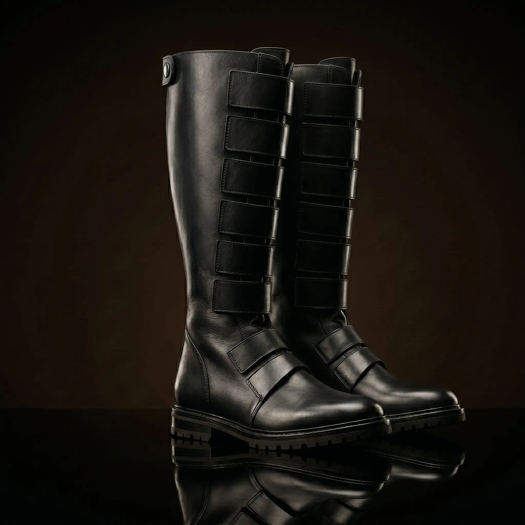 Qui-Gon Jinn Star Wars cosplay boots — handmade by NOIRTIDE