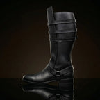 Shaft detail on handmade Quinlan Vos cosplay boots by NOIRTIDE