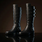 Pair of custom Star Wars Quinlan Vos cosplay boots by NOIRTIDE