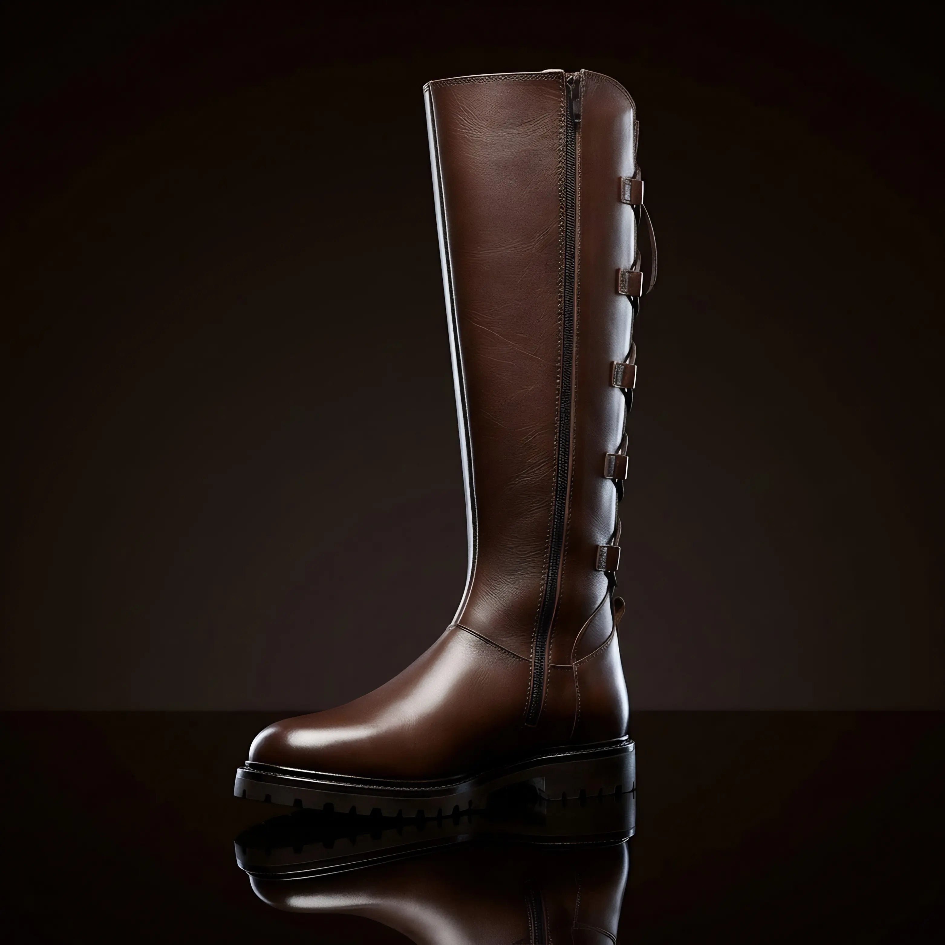 Star Wars Rey cosplay boots — handmade by NOIRTIDE