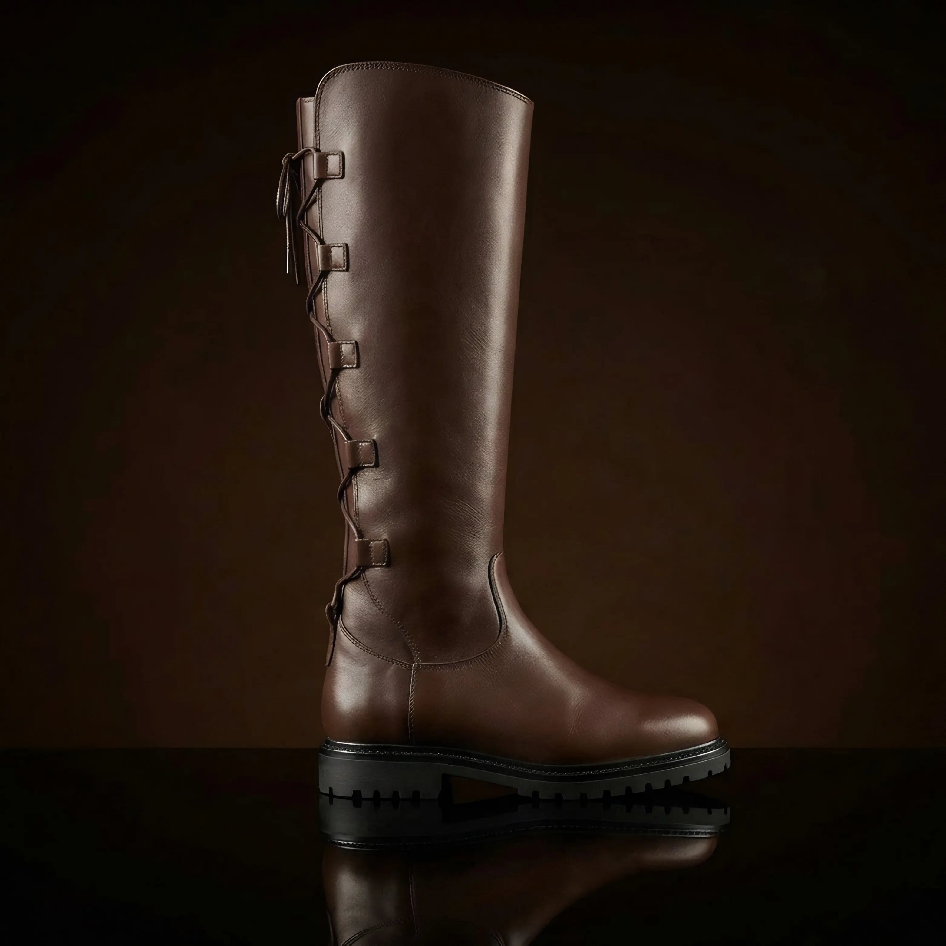 Star Wars Rey cosplay boots — handmade by NOIRTIDE
