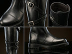 Toe detail on custom Star Wars Sith cosplay boots by NOIRTIDE