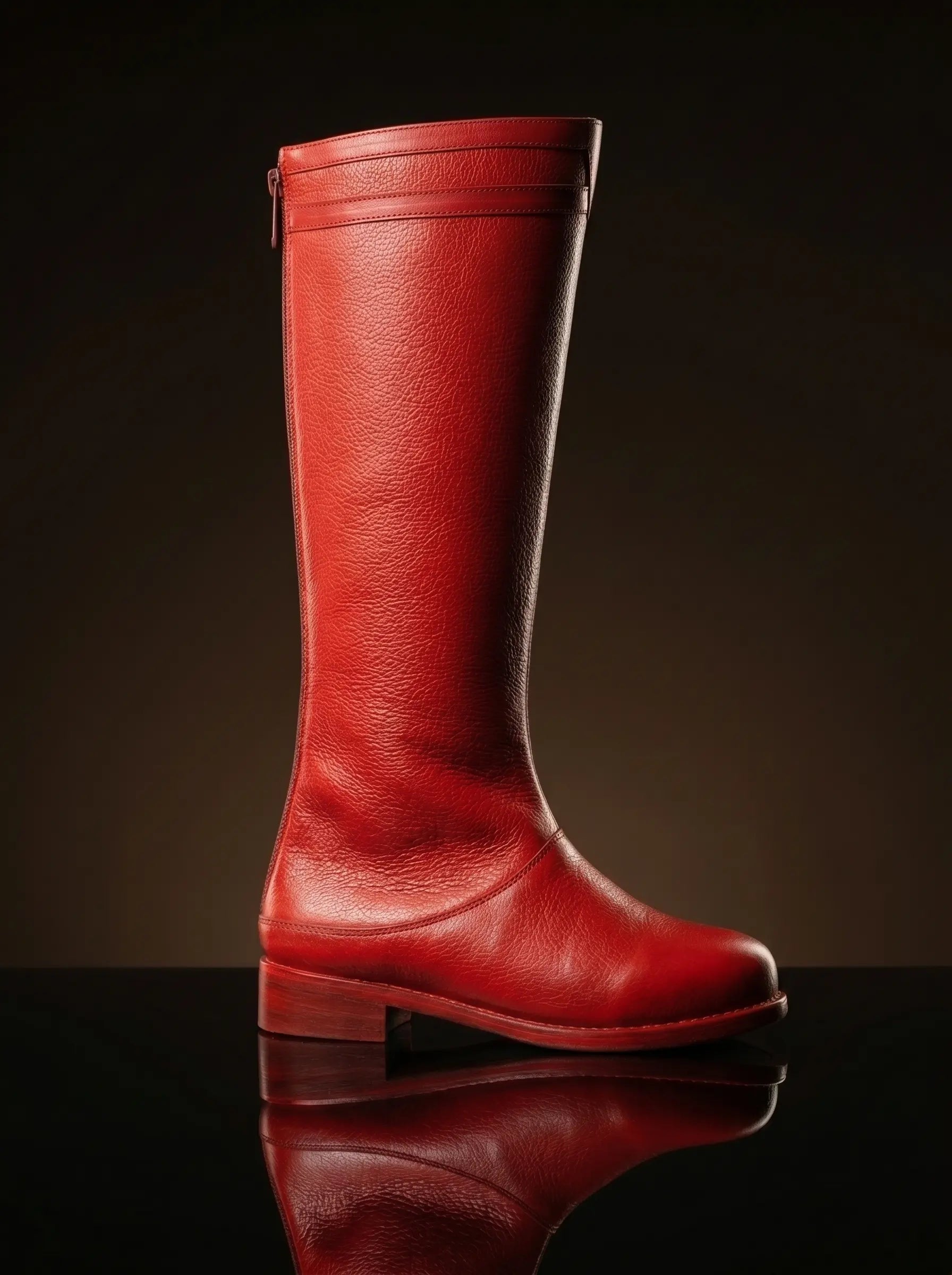 Shaft detail on handmade Superman cosplay boots by NOIRTIDE