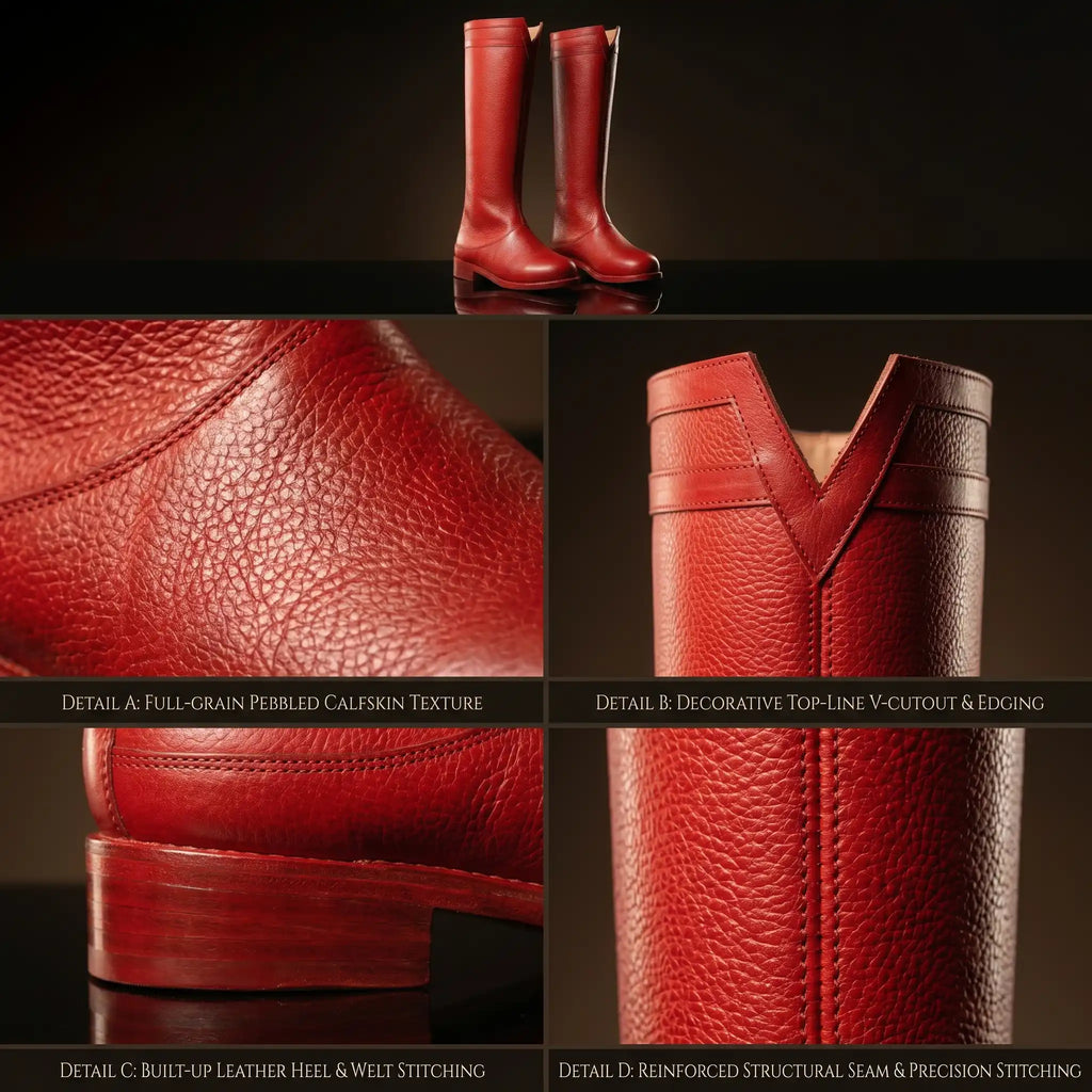 Sole detail on custom Superman cosplay boots by NOIRTIDE