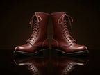 Sole detail on authentic USMC Raider leather boots by NOIRTIDE
