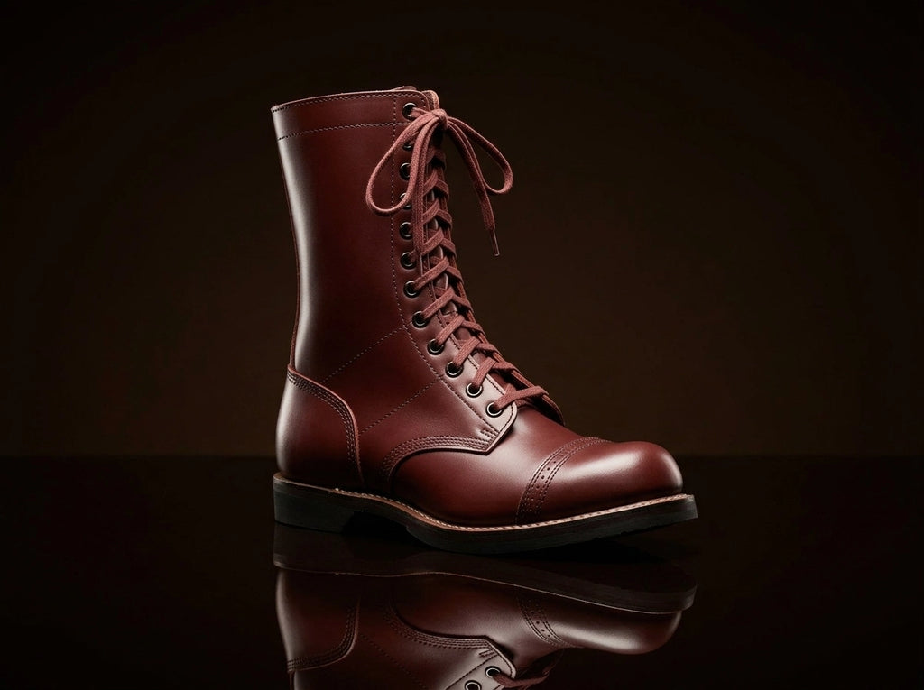 USMC Raider leather combat boots — handmade to WWII spec by NOIRTIDE
