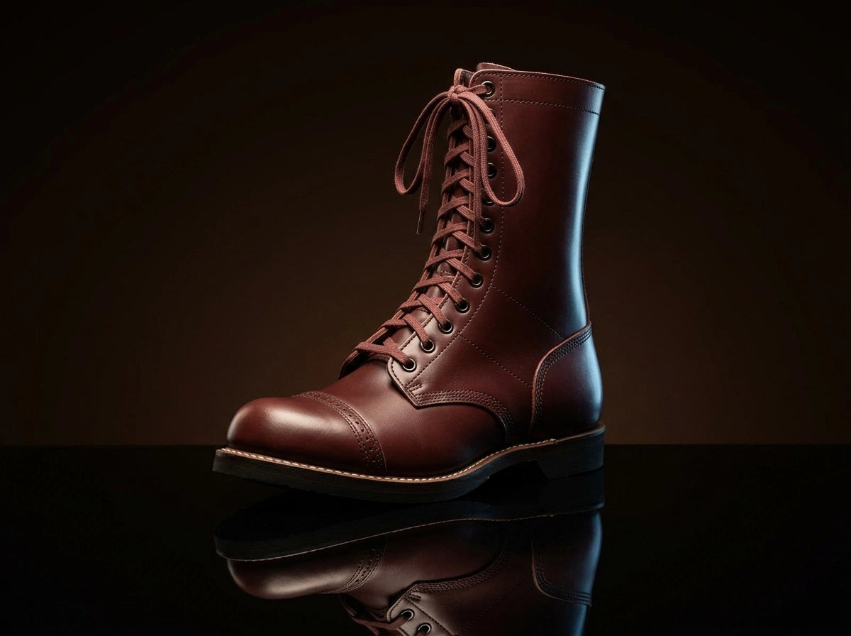 USMC Raider leather combat boots — handmade to WWII spec by NOIRTIDE