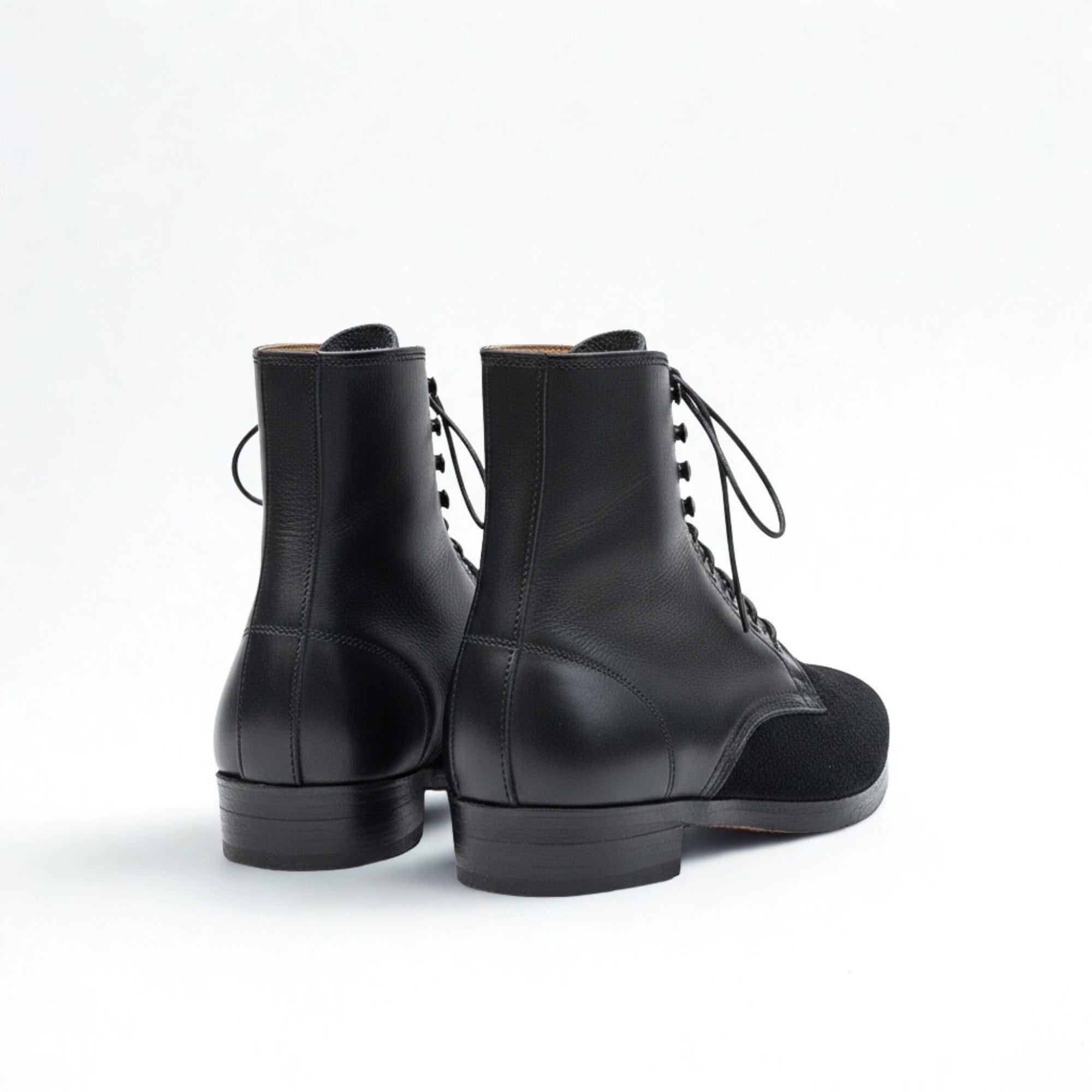 noirtide WW2 German M37 Black Low Boots
