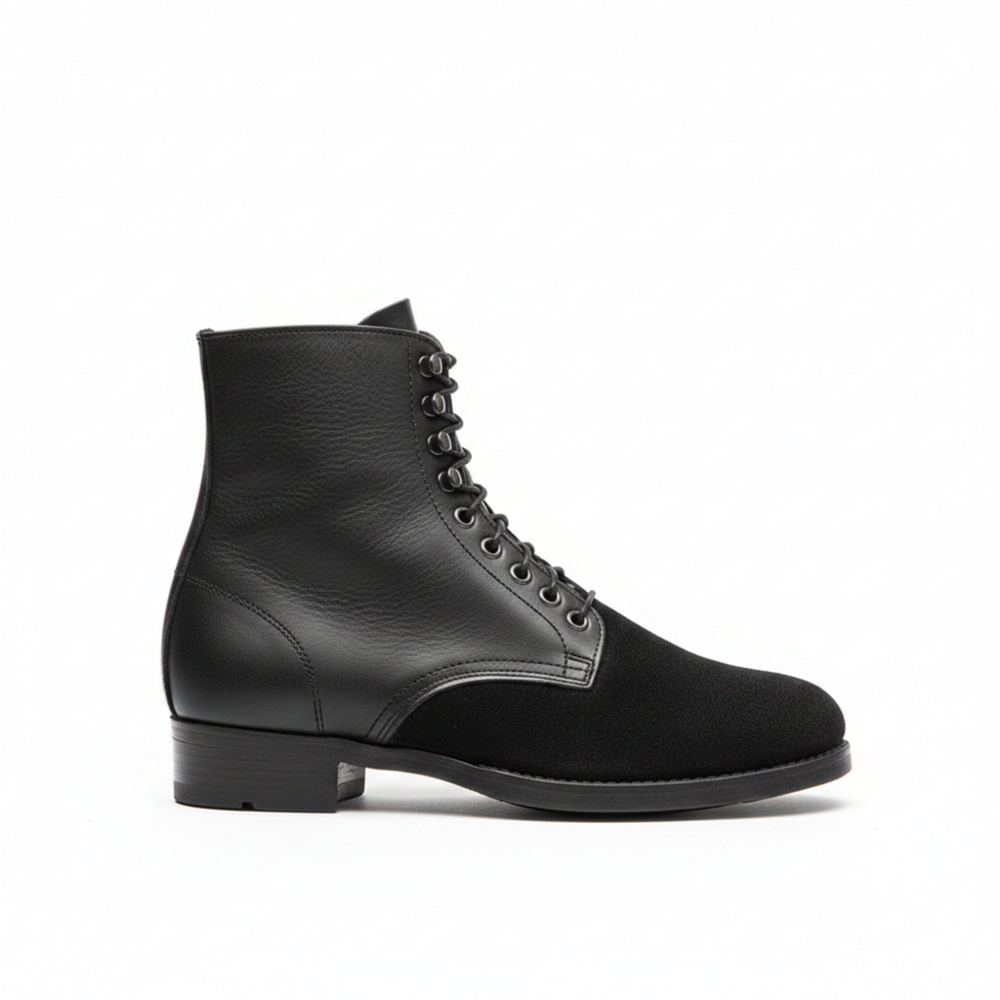 noirtide WW2 German M37 Black Low Boots