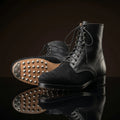 Hobnail sole detail on authentic WW2 German M37 Wehrmacht low boots