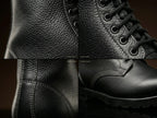 Pair of WW2 German paratrooper boots with front lacing by NOIRTIDE
