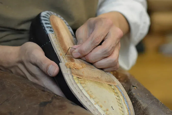 Burnished and waxed by hand