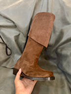 Captain Jack Sparrow cosplay boots in leather — handmade by NOIRTIDE