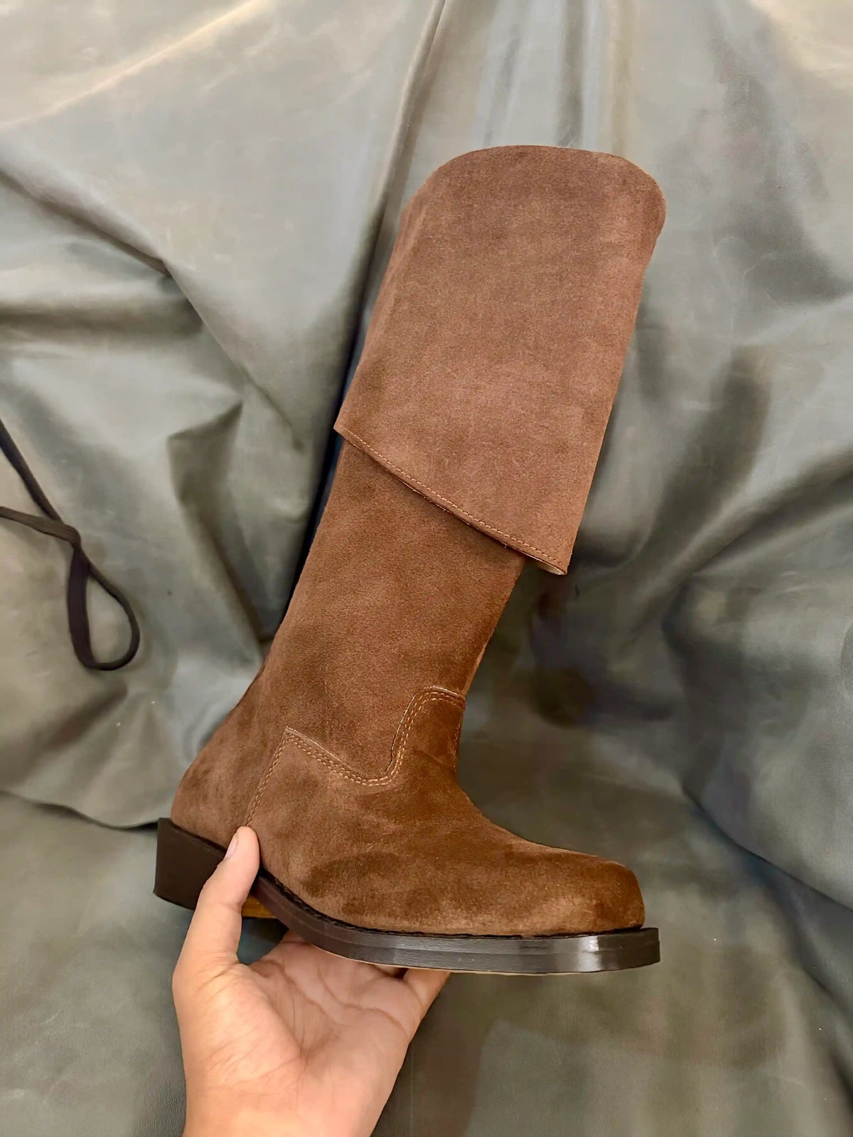Captain Jack Sparrow cosplay boots in leather — handmade by NOIRTIDE