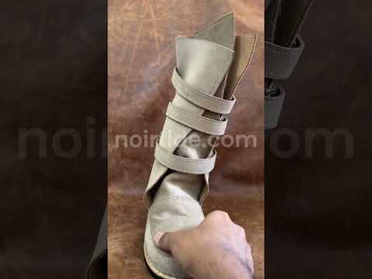 Botas de Luke Skywalker de Star Wars hechas a medida: gamuza marrón